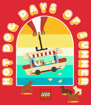 Men's LEGO Hot Dog Days of Summer  Adult T-Shirt