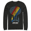 Men's Star Trek: The Next Generation USS Enterprise Rainbow Streak  Adult Long Sleeve Shirt