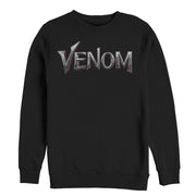 Men's Marvel Venom Film Metallic Logo  Adult Sweatshirt