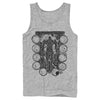 Men's Marvel Eternals Kro Wood Stamp Circles  Adult Tank Top