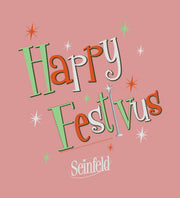 Men's Seinfeld Happy Festivus  Adult T-Shirt