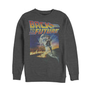 Men's Back to the Future Retro Marty McFly Poster  Adult Sweatshirt