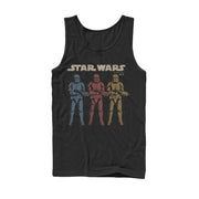 Men's Star Wars: The Rise of Skywalker Stormtrooper Trio  Adult Tank Top