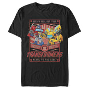 Men's Transformers Autobot Heavy Metal Poster  Adult T-Shirt