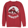 Men's Marvel My Dad is Amazing Cartoon Spider-Man  Adult Sweatshirt