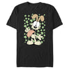 Men's Garfield St. Patrick's Day Odie Lucky Shamrocks  Adult T-Shirt