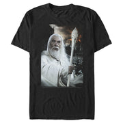 Men's The Lord of the Rings Fellowship of the Ring Gandalf Portrait  Adult T-Shirt