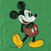 Men's Mickey & Friends Distressed Mickey Portrait  Adult T-Shirt