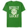 Men's Dungeons & Dragons St. Patrick's Day Naturally Lucky Dice  Adult T-Shirt