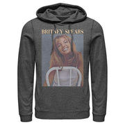 Men's Britney Spears Faded Smile Poster  Adult Pull Over Hoodie