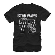 Men's Star Wars 77 Print  Adult T-Shirt