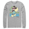 Men's Mickey & Friends Retro Tropical Vacation  Adult Long Sleeve Shirt