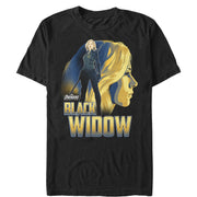 Men's Marvel Avengers: Infinity War Widow Portrait  Adult T-Shirt