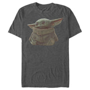 Men's Star Wars: The Mandalorian The Child Portrait  Adult T-Shirt