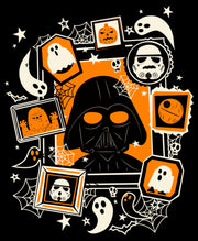 Men's Star Wars: A New Hope Halloween Darth Vader Picture Framed  Adult T-Shirt