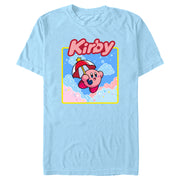 Men's Nintendo Kirby Flying Portrait  Adult T-Shirt