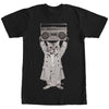 Men's Lost Gods Trench Coat Boombox Cat  Adult T-Shirt