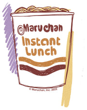 Men's Maruchan Instant Lunch Sketch  Adult T-Shirt