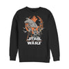 Men's Star Wars The Last Jedi Rebel Trio  Adult Sweatshirt