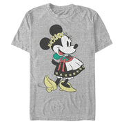 Men's Mickey & Friends Minnie Mouse German Oktoberfest Dirndl  Adult T-Shirt