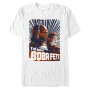 Men's Star Wars: The Book of Boba Fett Fennec and Boba Poster  Adult T-Shirt