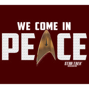 Men's Star Trek: Discovery We Come in Peace  Adult T-Shirt