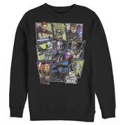 Men's Star Wars: The Clone Wars Square Group Photos  Adult Sweatshirt