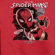 Men's Marvel Spider-Man: No Way Home Who is the Spider-Man  Adult Sweatshirt