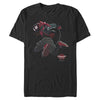 Men's Marvel Spider-Man: Into the Spider-Verse Miles Morales Jump  Adult T-Shirt