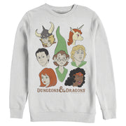 Men's Dungeons & Dragons Cartoon Favorite Players  Adult Sweatshirt