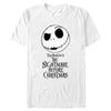 Men's The Nightmare Before Christmas Jack Face Movie Logo  Adult T-Shirt