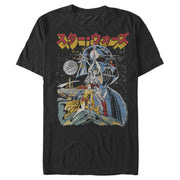 Men's Star Wars Retro Darth Vader Kanji Poster  Adult T-Shirt