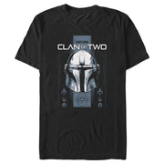 Men's Star Wars: The Mandalorian Clan of Two Helmet  Adult T-Shirt