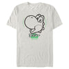 Men's Nintendo Super Mario Yoshi Kanji  Adult T-Shirt