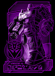 Men's Transformers Megatron Digital Outline  Adult T-Shirt