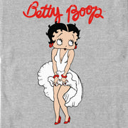 Men's Betty Boop Classic White Dress Betty  Adult T-Shirt