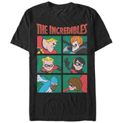 Men's The Incredibles Character Panels  Adult T-Shirt