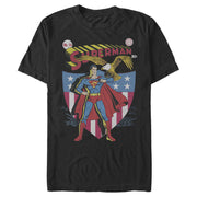 Men's Superman American Hero  Adult T-Shirt