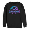 Men's Jurassic Park Ombre Fade Logo  Adult Sweatshirt