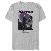 Men's Marvel Hawkeye Clint Barton Portrait  Adult T-Shirt