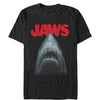 Men's Jaws Shark Teeth Poster  Adult T-Shirt