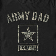 Men's US Army Camo Army Dad  Adult T-Shirt