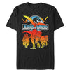 Men's Jurassic World: Fallen Kingdom Fire Dinosaurs  Adult T-Shirt