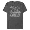 Men's Lost Gods Go On Adventure Line  Adult T-Shirt