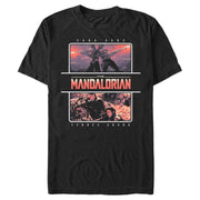 Men's Star Wars: The Mandalorian Female Duo  Adult T-Shirt