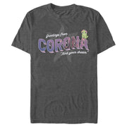 Men's Tangled Greetings from Corona Dreams  Adult T-Shirt