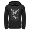 Men's Batman Hero vs Villain Playing Card  Adult Pull Over Hoodie