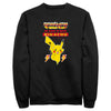 Men's Pokemon Get Ready to Battle Pikachu Retro  Adult Sweatshirt