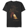 Men's Game of Thrones Fire Cannot Kill A Dragon  Adult T-Shirt