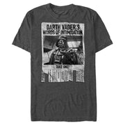 Men's Star Wars Darth Vader Words of Intimidation  Adult T-Shirt